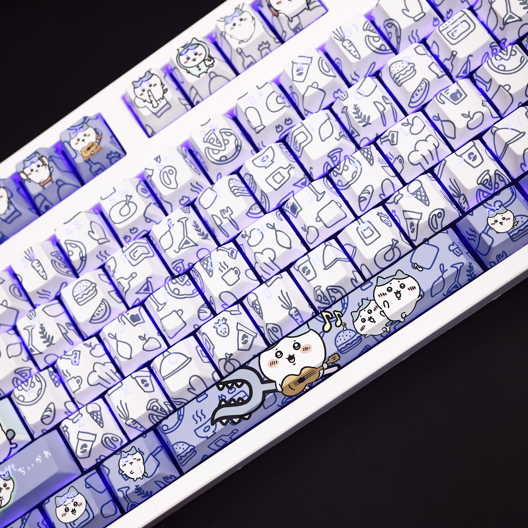 Chiikawa透光RGB108鍵標準配列衛星軸鍵帽-ZUIHANG SHOP