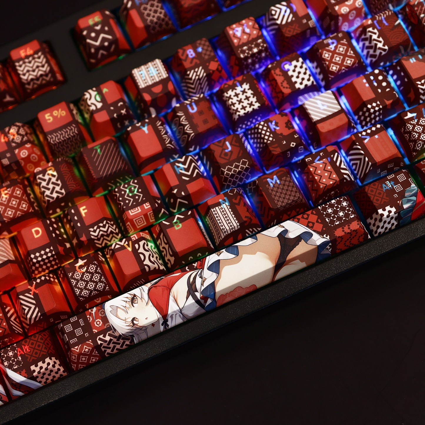 珂萊塔透光RGB108鍵標準配列衛星軸鍵帽-ZUIHANG SHOP