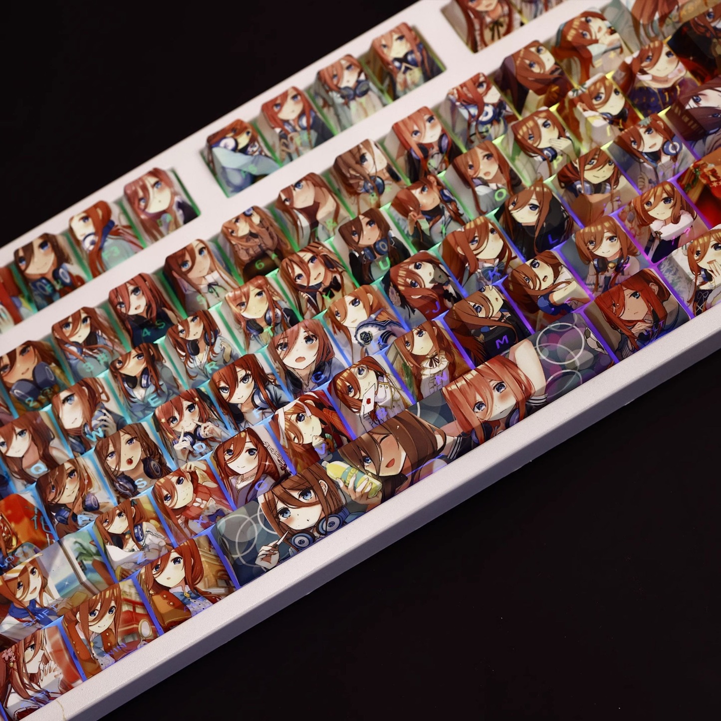 中野三玖透光RGB108鍵標準配列衛星軸鍵帽-ZUIHANG SHOP