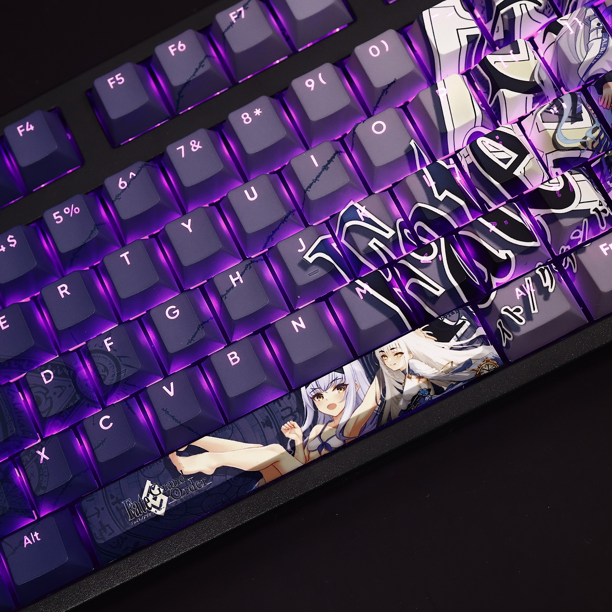 蘭斯洛特透光RGB108鍵標準配列衛星軸鍵帽-ZUIHANG SHOP