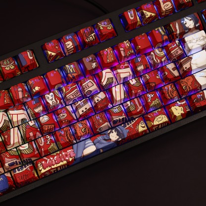 米塔MiSide透光RGB108鍵標準配列衛星軸鍵帽-ZUIHANG SHOP