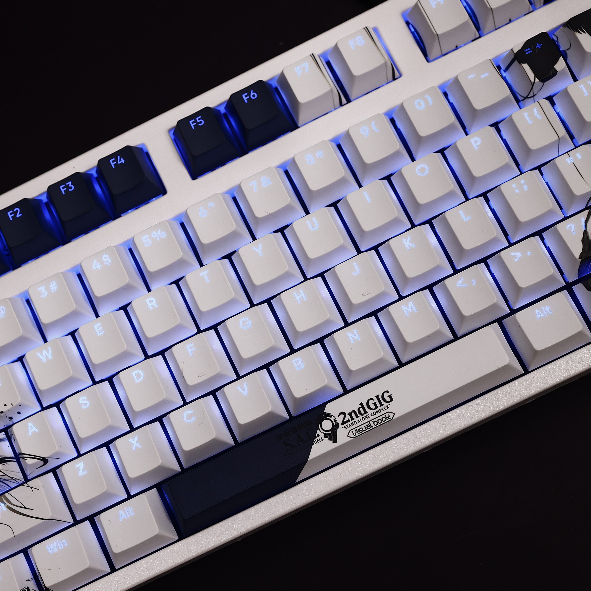 攻殻機動隊透光RGB108鍵標準配列衛星軸鍵帽-ZUIHANG SHOP