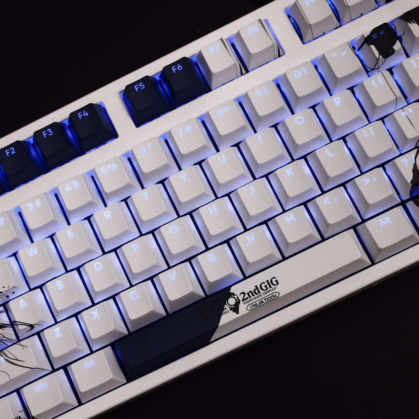 攻殻機動隊透光RGB108鍵標準配列衛星軸鍵帽-ZUIHANG SHOP
