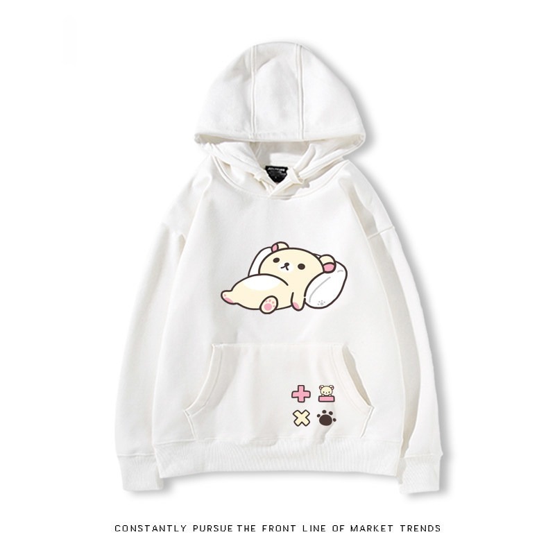 拉拉熊 秋冬新款 親子情侶裝連帽衛衣