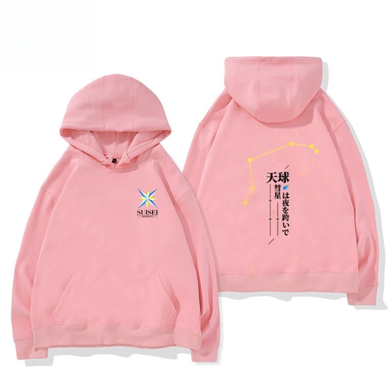 Hololive 虛擬主播 2025秋冬新款 親子情侶裝連帽衛衣