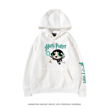 飛天小女警聯名哈利波特連帽衛衣