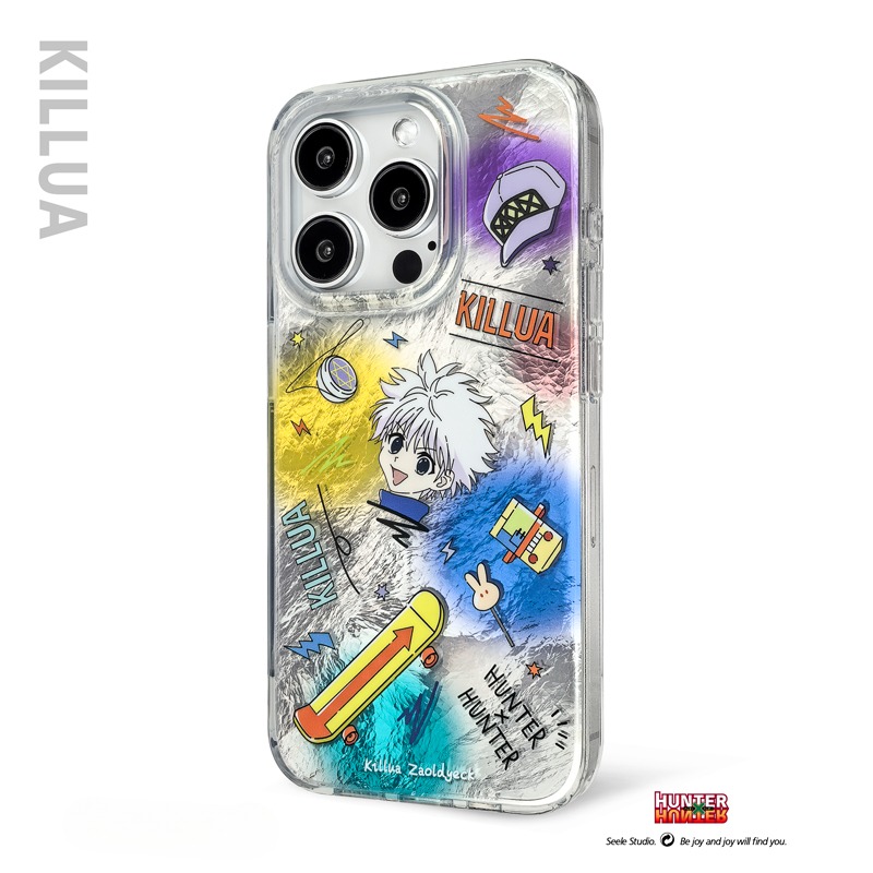 全職獵人「光面」IMD冰裂 軟邊硬背 鐳射手機殼-ZUIHANG SHOP