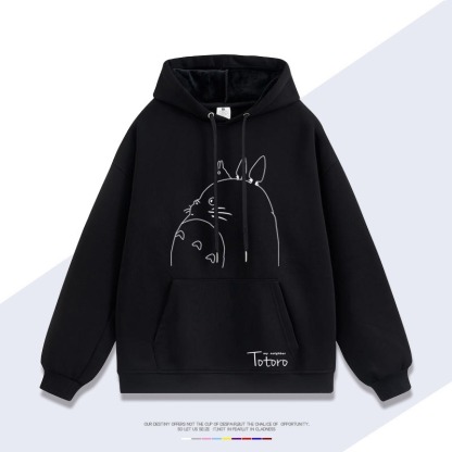 宮崎駿龍貓 2025秋冬新款 親子情侶裝連帽衛衣