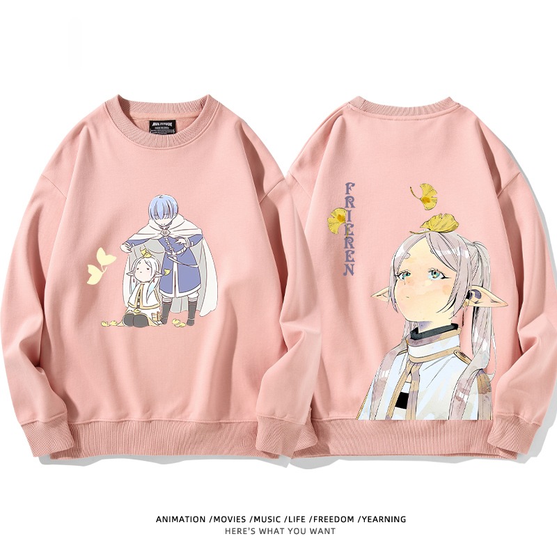 葬送的芙莉蓮 秋冬新款 親子情侶裝圓領長袖