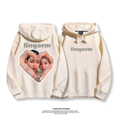 LINGORM 2025秋冬新款 親子情侶男女連帽衛衣