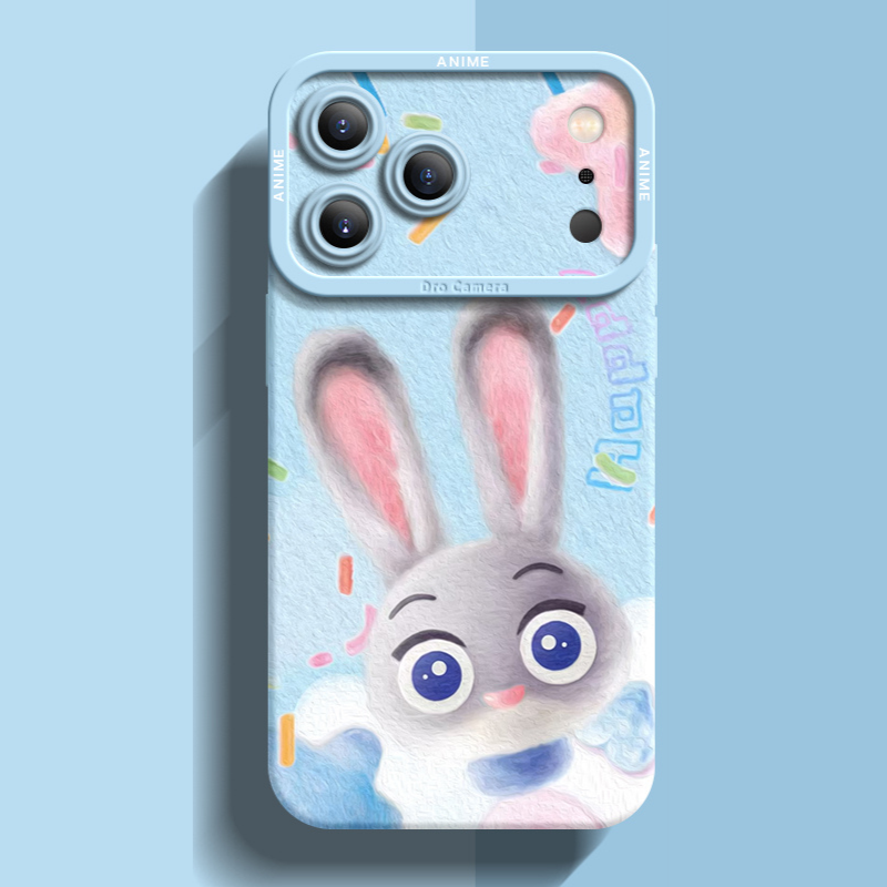 動物方城市液態矽膠全包防摔軟殼