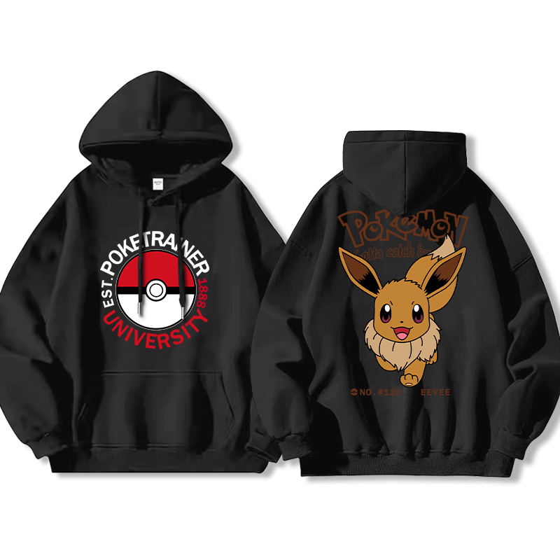 寶可夢新款 親子情侶男女款連帽衛衣-ZUIHANG SHOP