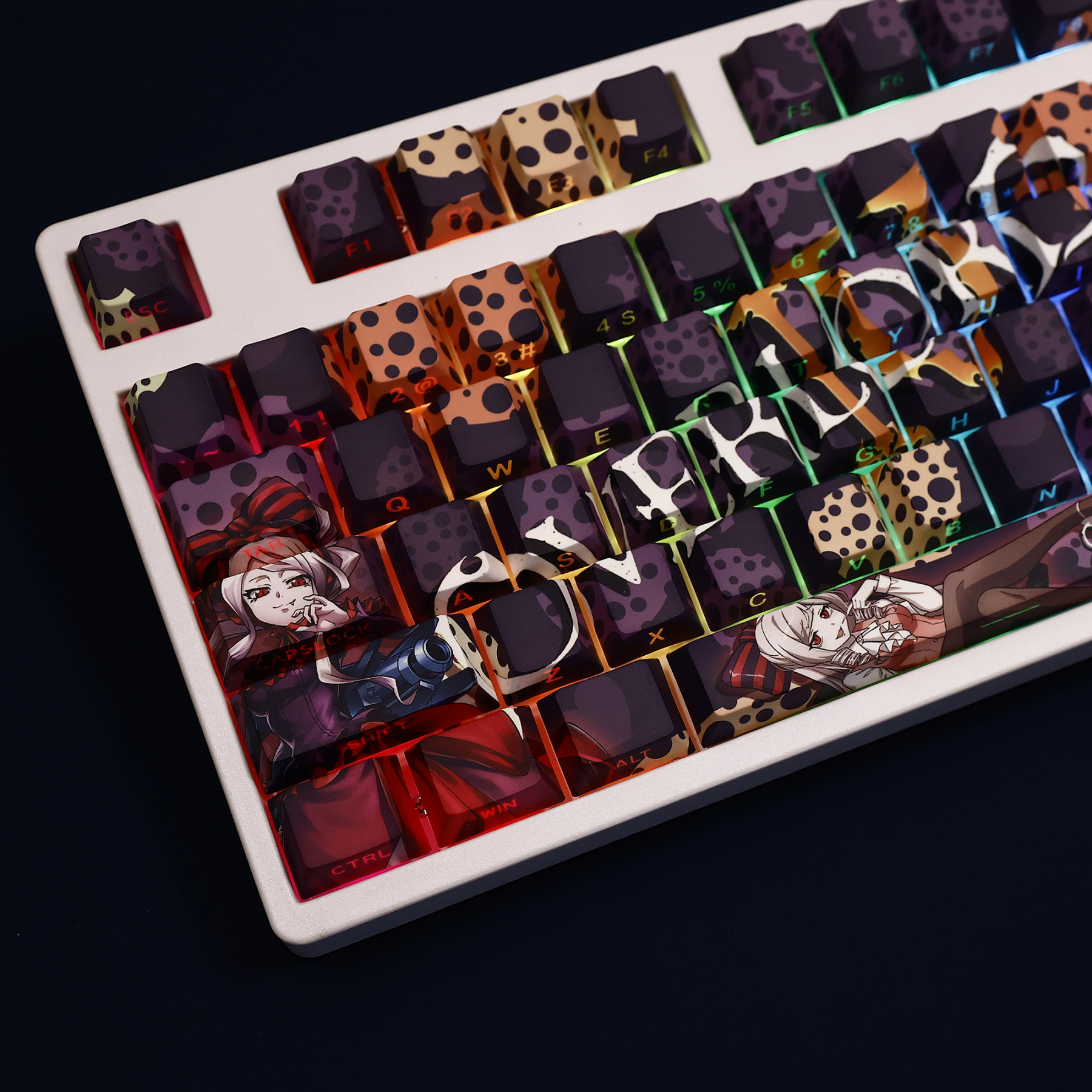 夏提雅骨王不死者之王透光RGB108鍵標準配列衛星軸鍵帽-ZUIHANG SHOP