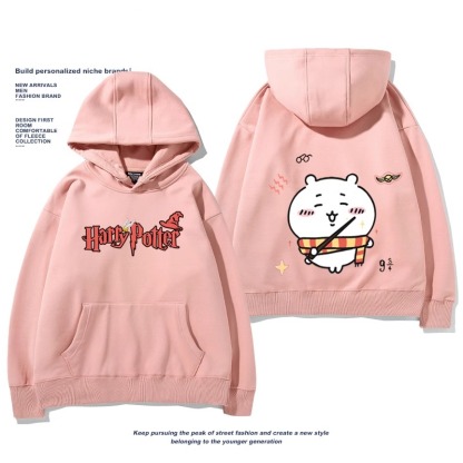 chiikawa 2025秋冬新款親子情侶裝連帽衛衣