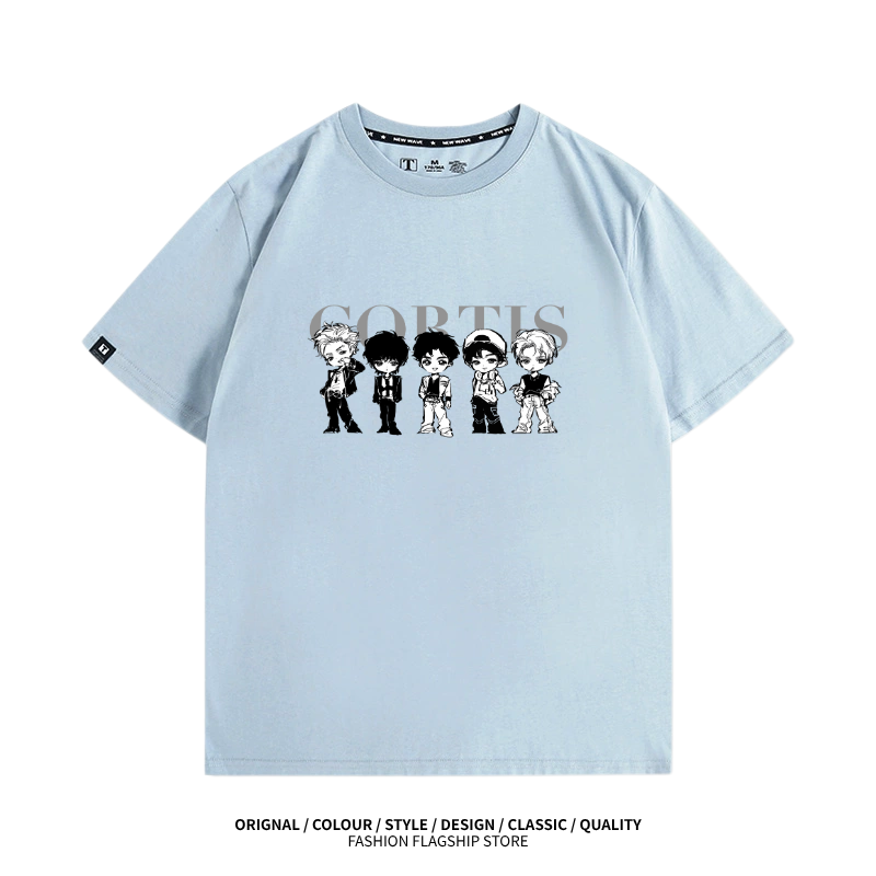 CORTIS 2025新款 親子情侶男女印花短袖T恤