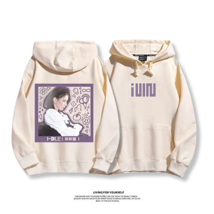 (G)I-DLE 2025秋冬新款 親子情侶男女連帽衛衣
