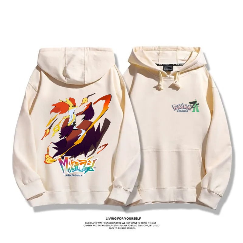 寶可夢傳說 Z-A 2025秋冬新款 親子情侶男女連帽衛衣