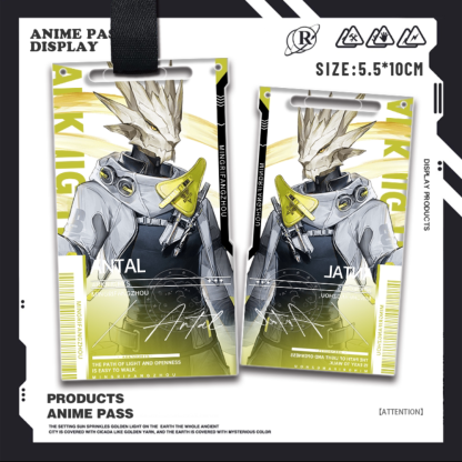 明日方舟終末地亞克力通行證掛飾