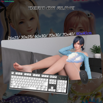 生死格鬥系列 超大鎖邊主題桌墊 布質滑鼠墊