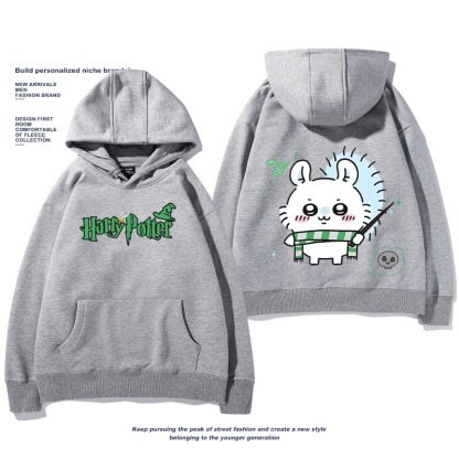 chiikawa 2025秋冬新款親子情侶裝連帽衛衣