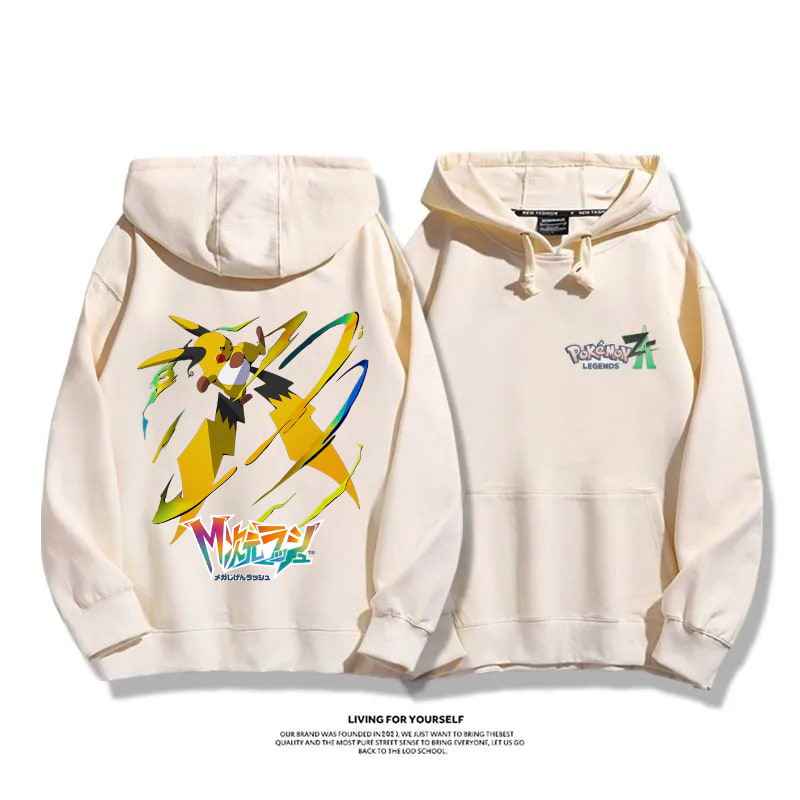 寶可夢傳說 Z-A 2025秋冬新款 親子情侶男女連帽衛衣