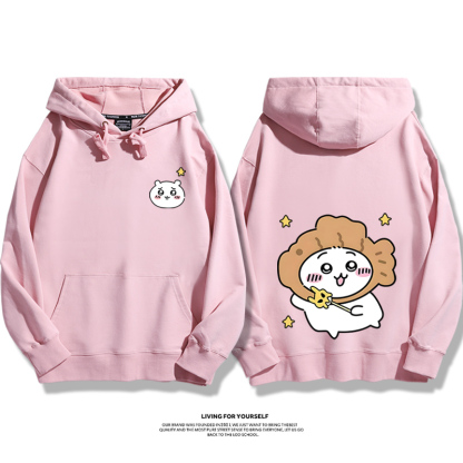 Chiikawa新款 親子情侶男女款連帽衛衣