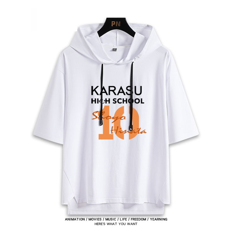 排球少年 連帽短袖T恤-ZUIHANG SHOP