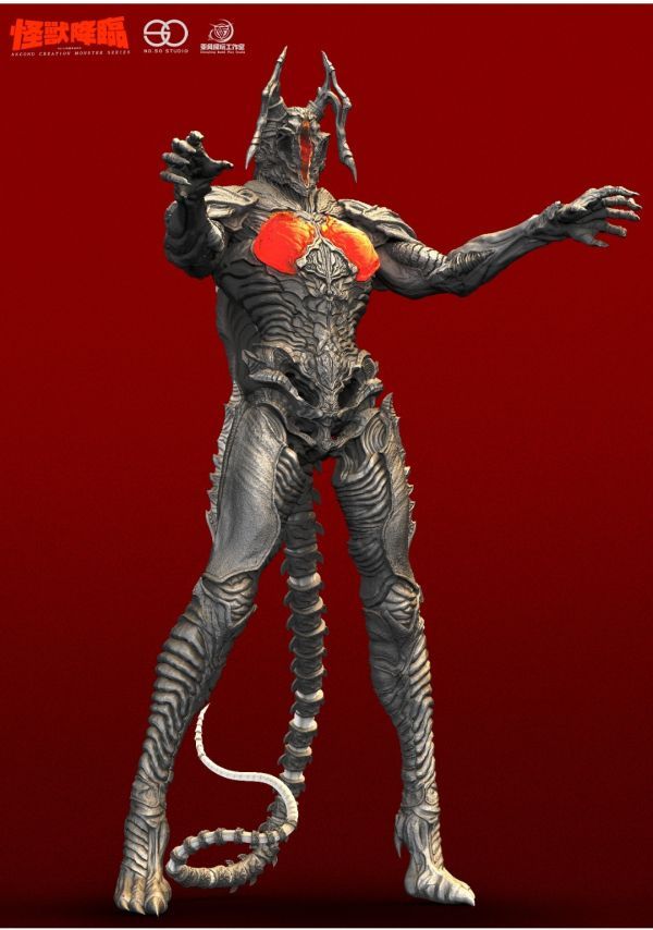 【預購】乘風工作室 怪獸降臨50再造怪獸系列 《宇宙暴龍祖頓》GK白膜