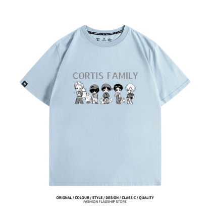 CORTIS 2025新款 親子情侶男女印花短袖T恤