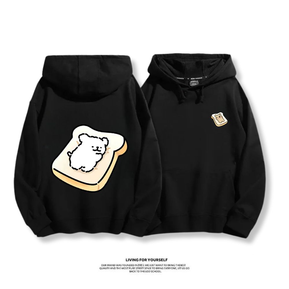 線條小狗 2025秋冬新款 親子情侶男女連帽衛衣
