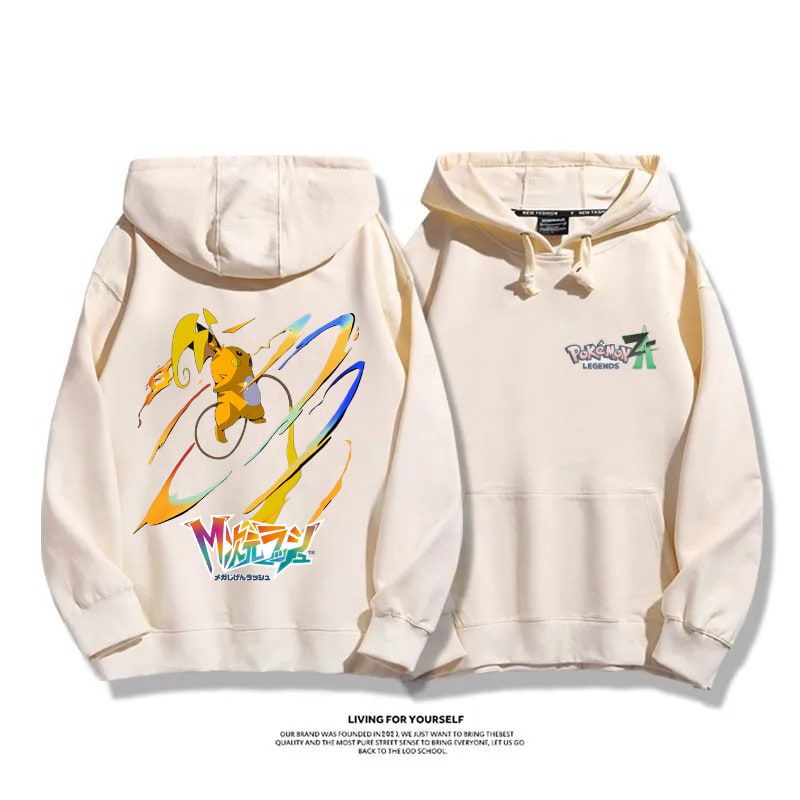 寶可夢傳說 Z-A 2025秋冬新款 親子情侶男女連帽衛衣