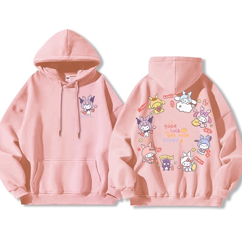 三麗鷗新款 親子情侶男女款連帽衛衣-ZUIHANG SHOP