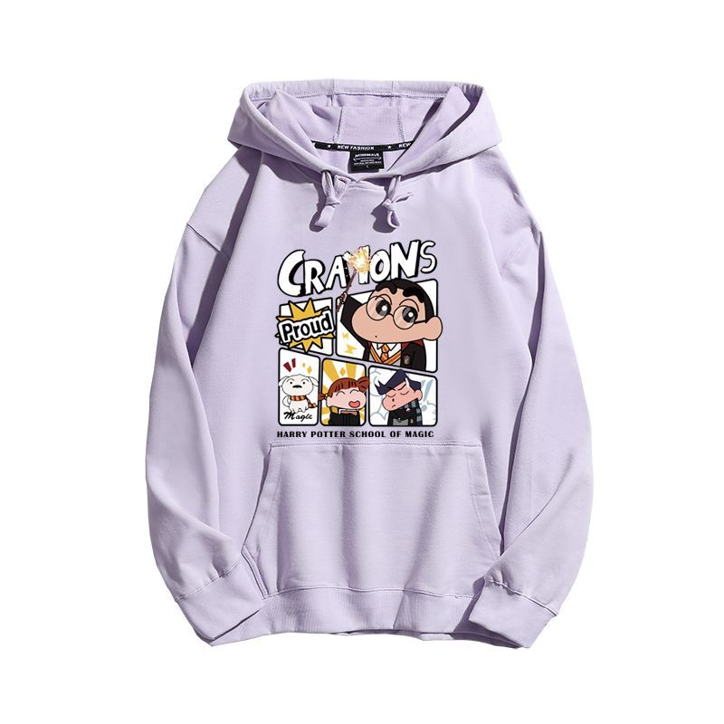 蠟筆小新新款 親子情侶男女款連帽衛衣-ZUIHANG SHOP