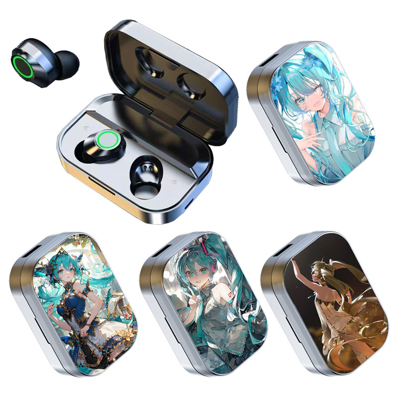 初音未來無線入耳式藍牙耳機