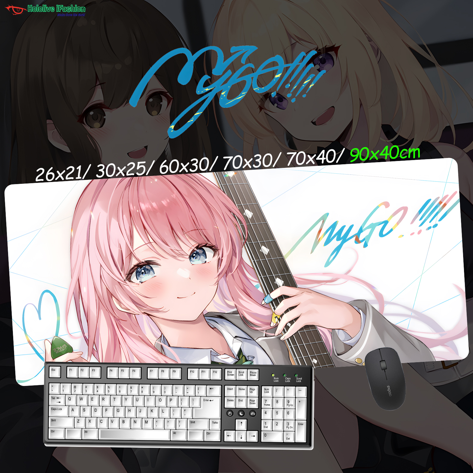 BanG Dream! It's MyGO!!!!! 超大鎖邊主題桌墊 布質滑鼠墊