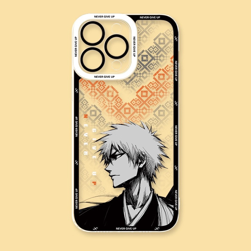 黑白動漫天使眼透明防摔軟殼