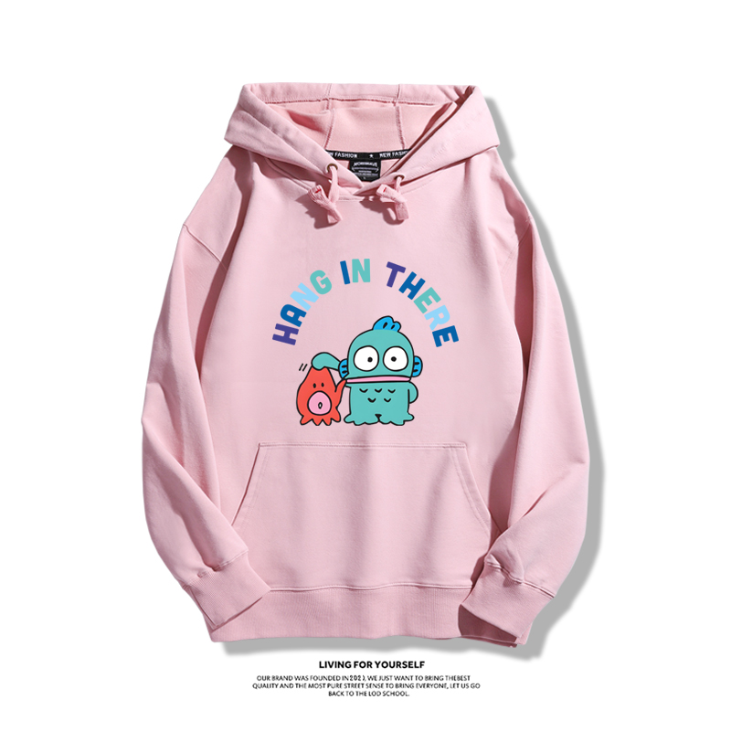 人魚漢頓醜魚新款 親子情侶男女款連帽衛衣-ZUIHANG SHOP