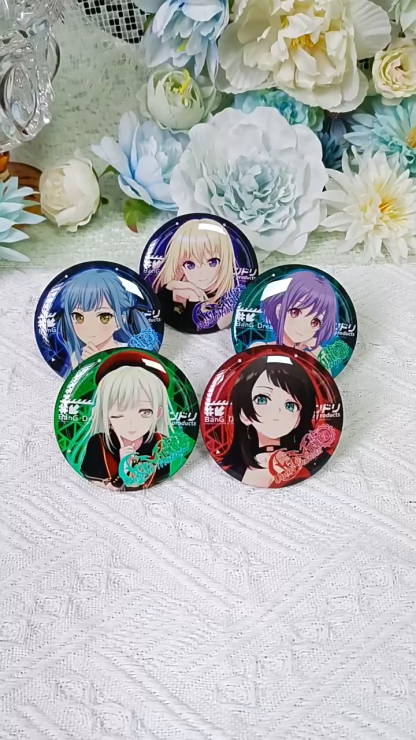 Ave Mujica 反光雙閃系列徽章盲盒吧唧 全5款 可單抽 套組