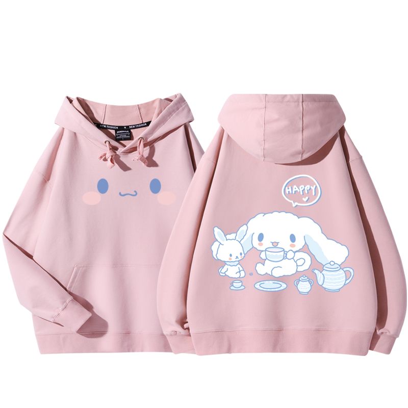 大耳狗新款 親子情侶男女款連帽衛衣