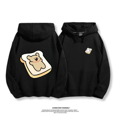 線條小狗 2025秋冬新款 親子情侶男女連帽衛衣