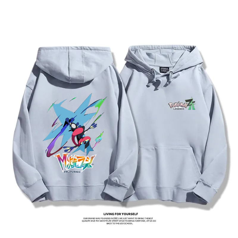 寶可夢傳說 Z-A 2025秋冬新款 親子情侶男女連帽衛衣