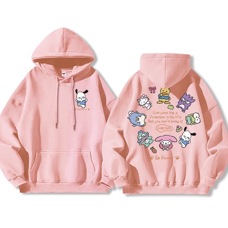 三麗鷗新款 親子情侶男女款連帽衛衣-ZUIHANG SHOP