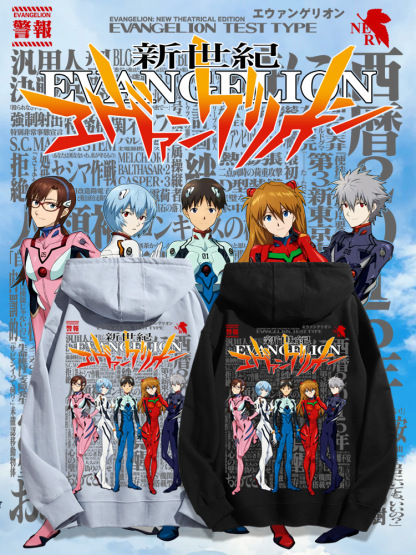 新世紀福音戰士 2025秋冬新款 親子情侶男女連帽衛衣-ZUIHANG SHOP
