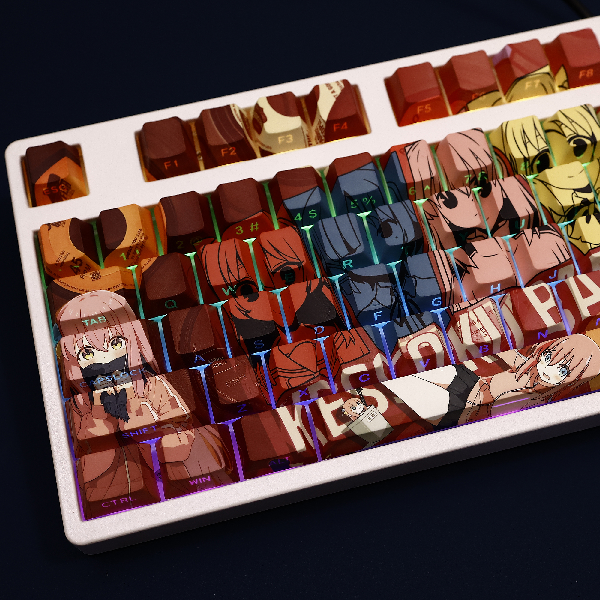 孤獨搖滾 108鍵 標準配列 衛星軸鍵帽-ZUIHANG SHOP