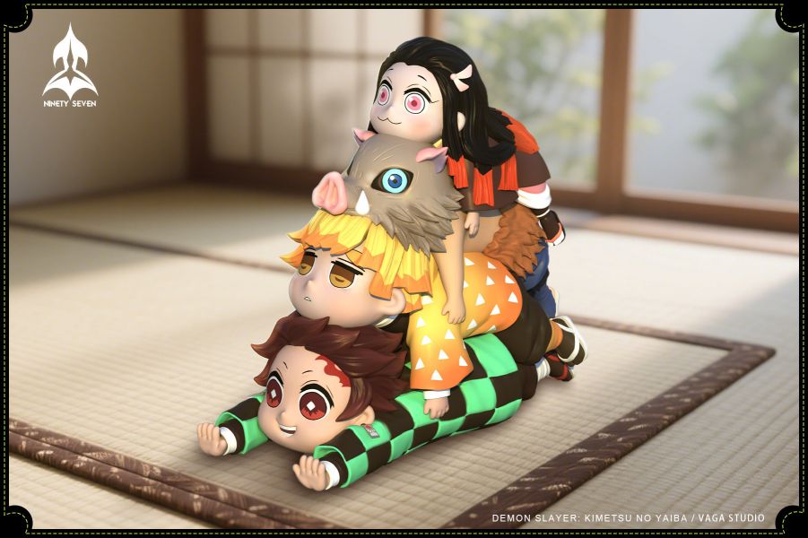 【預購】NINETY SEVEN玖柒 鬼滅之刃疊疊樂雕像-ZUIHANG SHOP