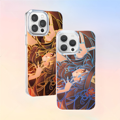 原神極光金漸變防摔手機殼