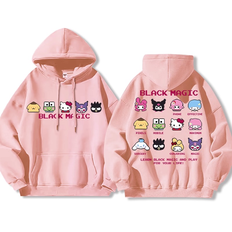 三麗鷗新款 親子情侶男女款連帽衛衣-ZUIHANG SHOP