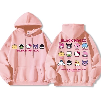 三麗鷗新款 親子情侶男女款連帽衛衣-ZUIHANG SHOP