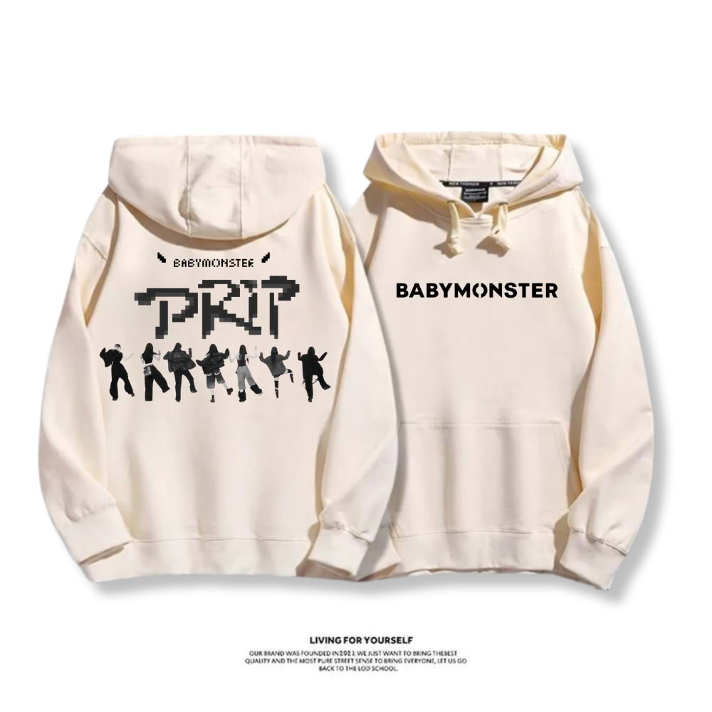 BABYMONSTER 2025秋冬新款 親子情侶男女連帽衛衣