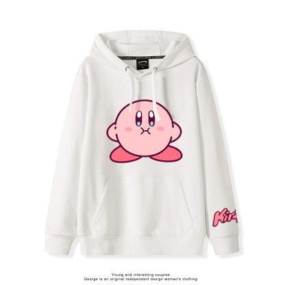 星之卡比 2025秋冬新款 親子情侶裝連帽衛衣